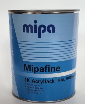 MIPA Bumper Paint 1K Структурная краска для бампера черная 1л (6шт/кор)